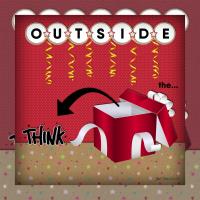 Scrapbook of the Week - Think Outside the Box