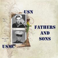 Fathers and Sons Mel Sr and Mel Jr (Skip)