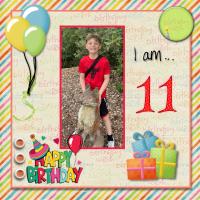 Most Recent Upload - DYLAN BIRTHDAY AGE 11