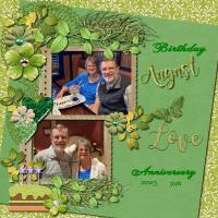 Scrapbook of the Week - 2025 Birthday Anniversary