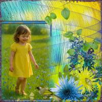 Most Recent Upload - Colour Combo. Yellow, green and blue.