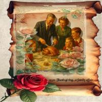 Most Recent Upload - A Family at Thanksgiving's Dinner