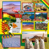 B for Bolivia