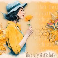 Where the Story blooms in golden silence
