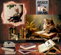 Most Recent Upload - Books And Cats
