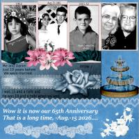 Most Recent Upload - Tomorrow Aug 15 is Our 65th. Anniversary
